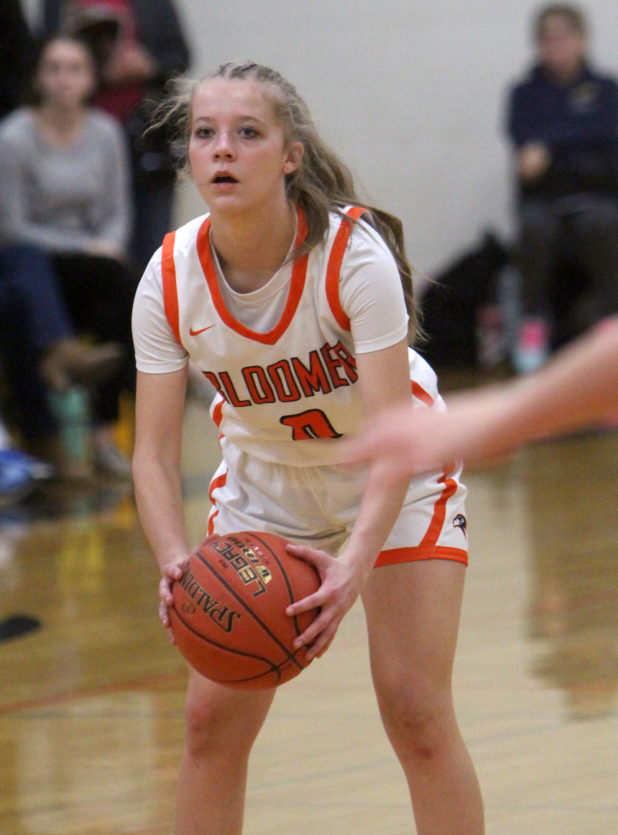 Cameron at Bloomer girls basketball 1-16-23